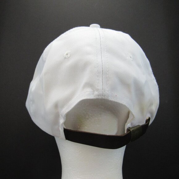 BB&T Embroidered Logo Men's White Wide Brim w/Braid Adj Strap Back Cap Hat - Picture 7 of 9